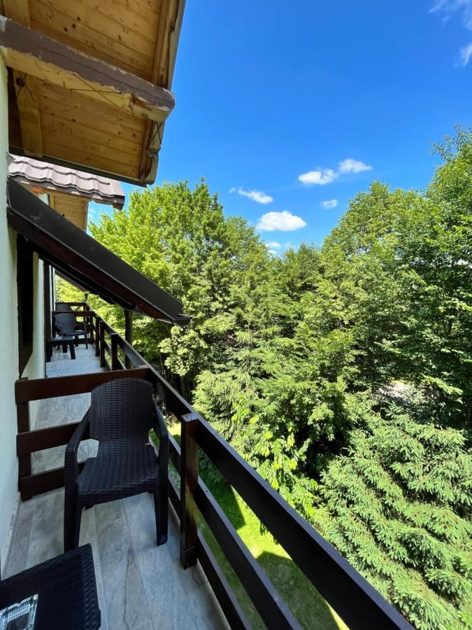 Cabana Din Padure Hotell Porumbacu de Sus Exteriör bild